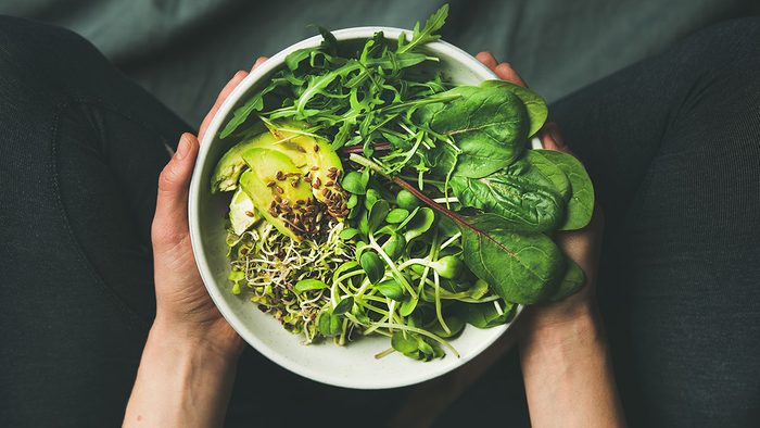 Health Resolutions, salad