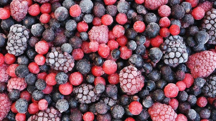Vegan Shopping List, frozen berries