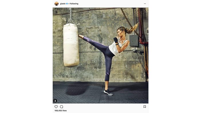 celebrity gym style gisele