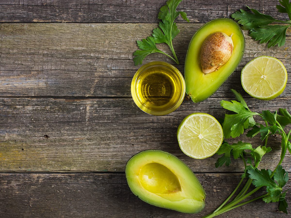 Cooking oil and avocados