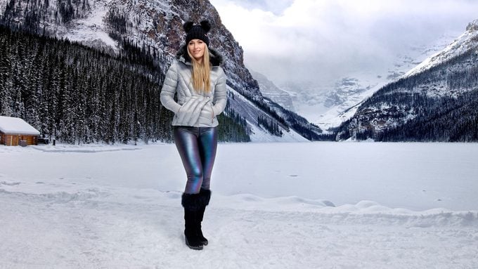 Lindsey Vonn on winning, the skier is photographed in the mountains at Lake Louise