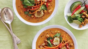 The Ultimate Vegan Sunchoke and Chickpea Soup For a Cozy Night In