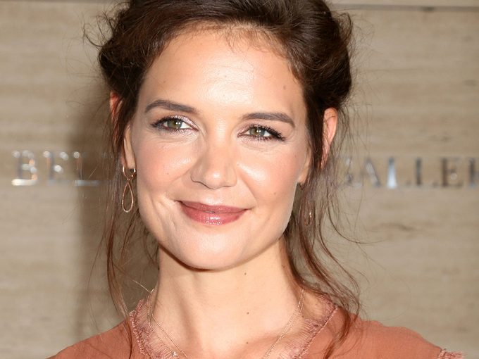 Katie Holmes smiles on the red carpet