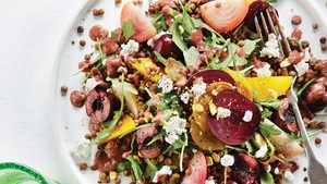 This Beet, Cherry & Lentil Salad Will Forever Change How You Feel About Pulses