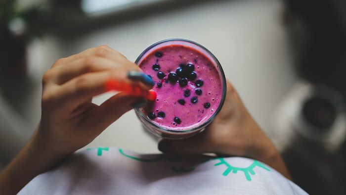 Meghan Markle's favourite smoothie with blueberries
