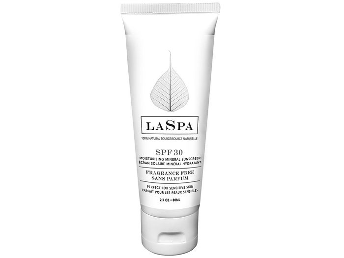 Earth Day tips, LaSpa Moisturizing Mineral Sunscreen SPF 30