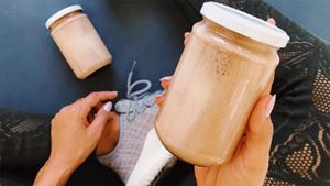 Post-Workout Treat: Chocolate Peanut Butter Smoothie