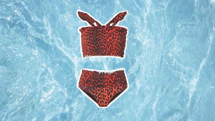 Swimwear for Body Shapes, red swimsuit