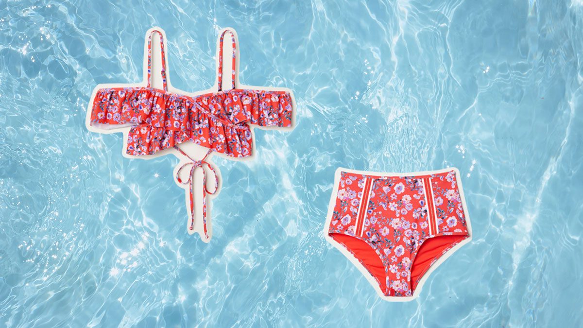 Swimwear for Body Shapes, flower bikini