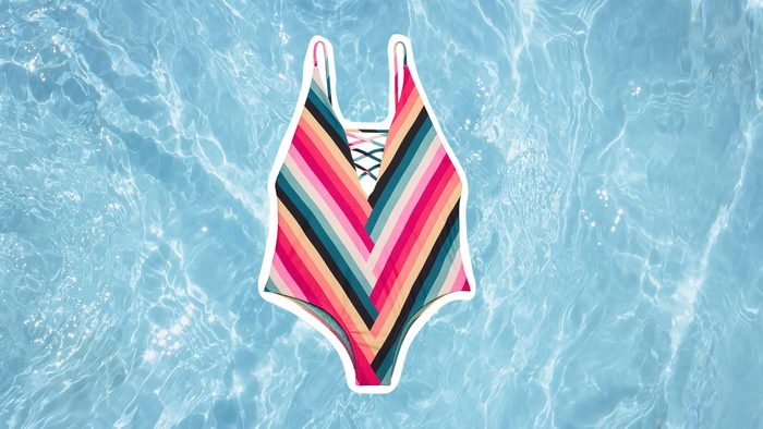 Swimwear for Body Shapes, colourful bathingsuit