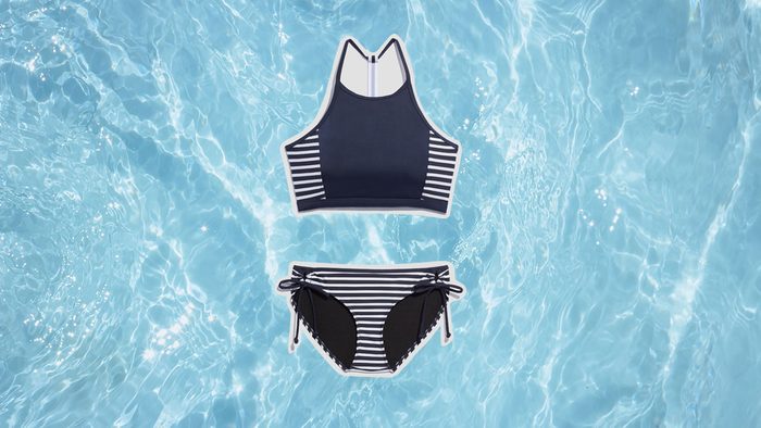 Swimwear for Body Shapes, nautical bikini