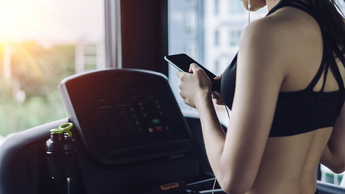 apple gymkit running on treadmill
