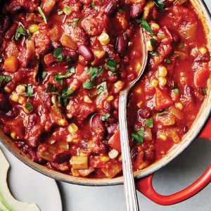 The Freshest Vegetable Chili For Your Next Potluck