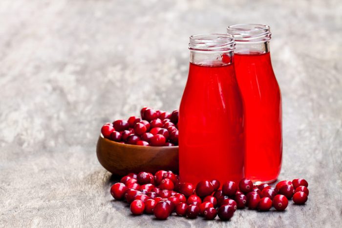 Home Remedies, cranberry juice