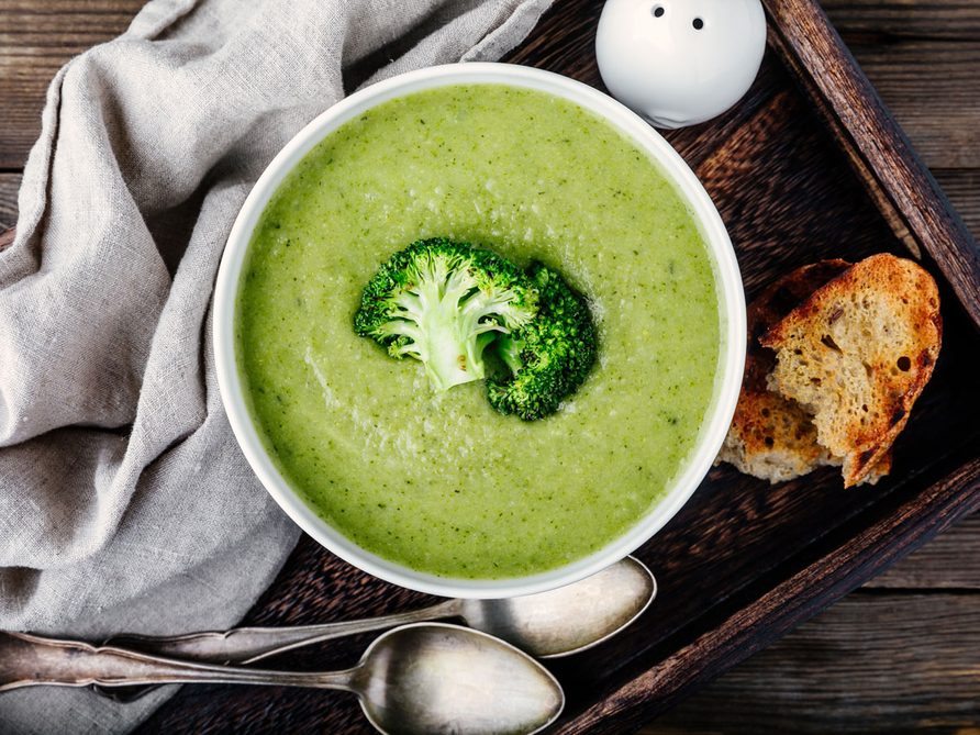 broccoli cauliflower leek soup