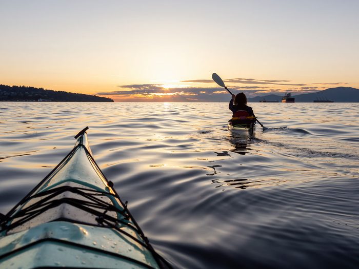 Ontario lake canoe kayak