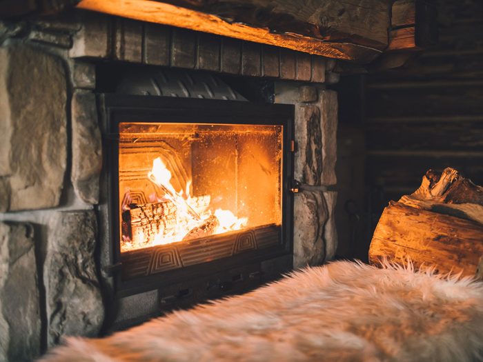 indoor air pollution fireplace