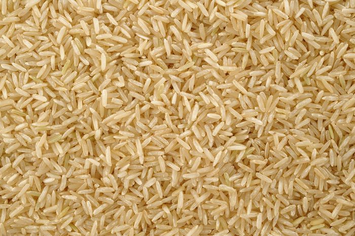 Brown rice background texture