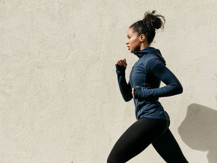 women running pace