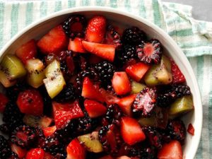 A Spicy Berry Fruit Salsa We Love to Make for a Backyard Party