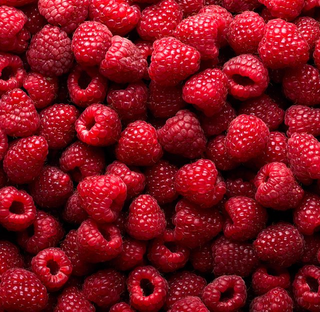 Raspberry fruit background