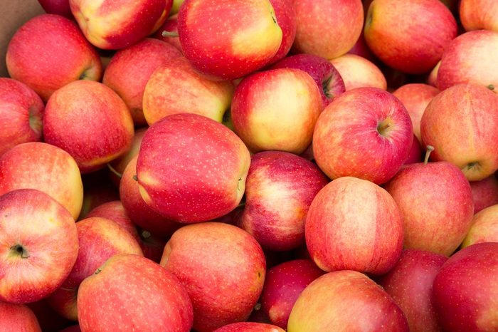 Closeup to Pink Apples