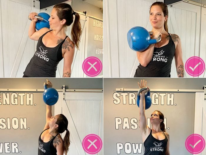 Kettlebell Clean and Press