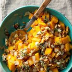Easy Thanksgiving Side: Pumpkin Salad with Walnuts and Blue Cheese