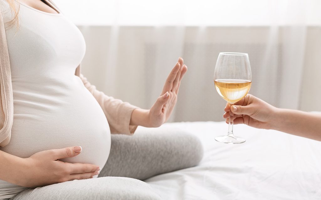 not drinking alcohol while pregnant