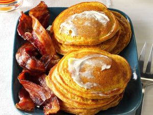 These Fluffy Pumpkin Pancakes Will Keep You Full For Hours