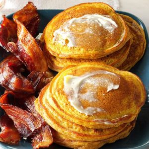 These Fluffy Pumpkin Pancakes Will Keep You Full For Hours