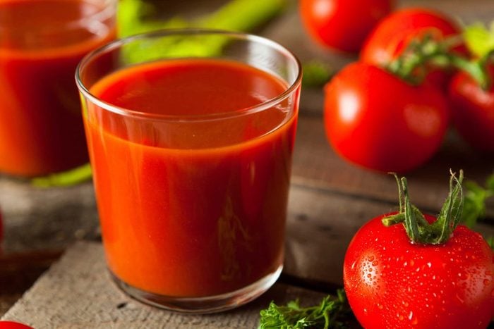 glass of tomato juice
