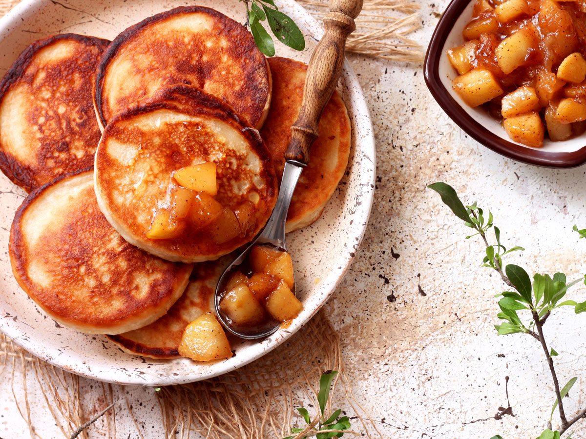 This Apple-Cinnamon Pancake Recipe Is Perfect for Sunday Mornings