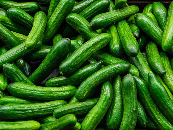 Atkins diet - cucumbers