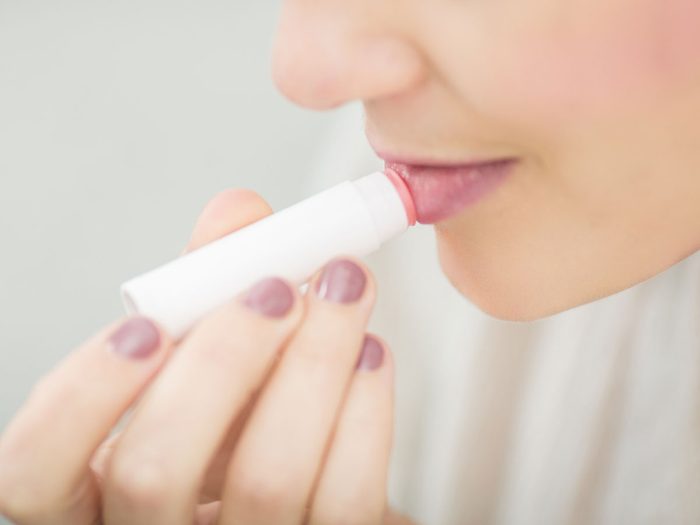 beauty tips when sick lip balm