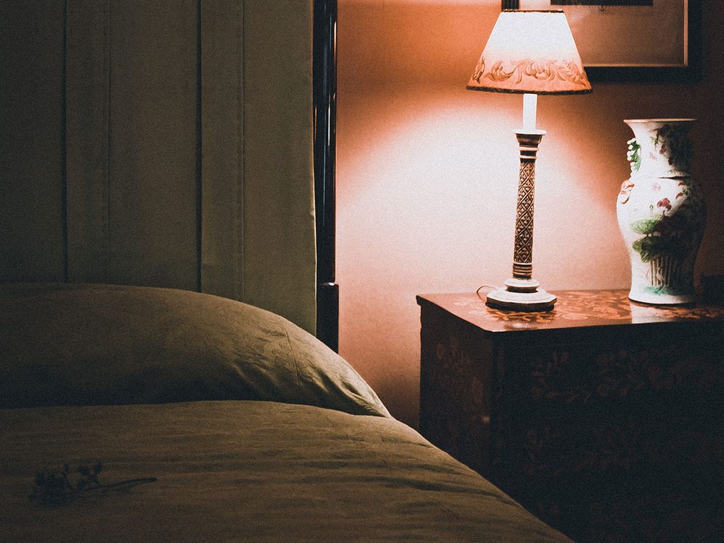 old vintage bedroom domestic abuse