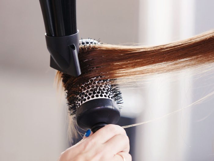 scalp psoriasis - drying hair