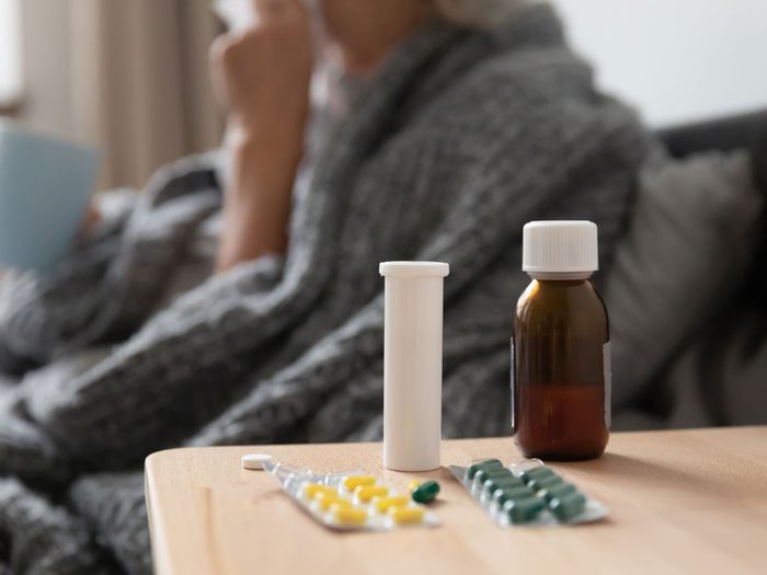 Cold and Flu Medication | woman with a cold