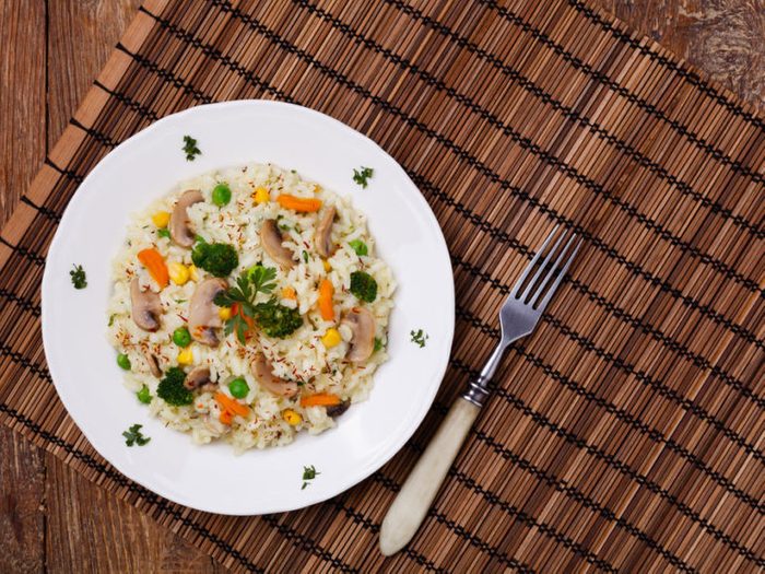 Healthy Weeknight Dinner Recipe | Mushroom Quinoa Risotto