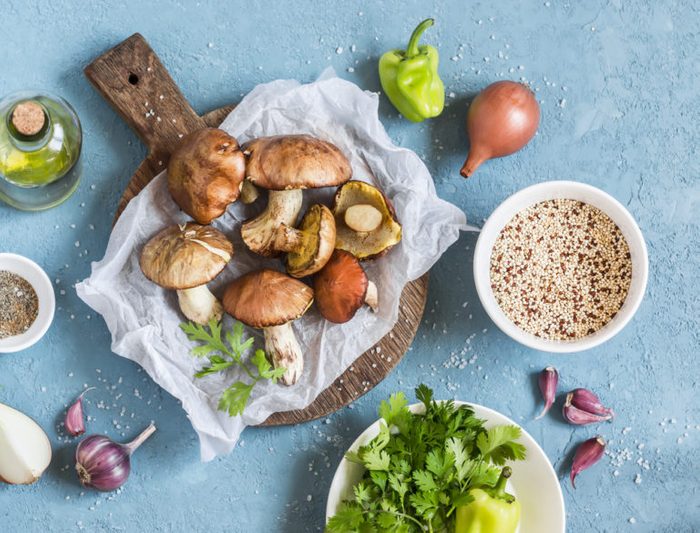 Healthy Weeknight Dinner Recipe | Mushroom and Quinoa Salad