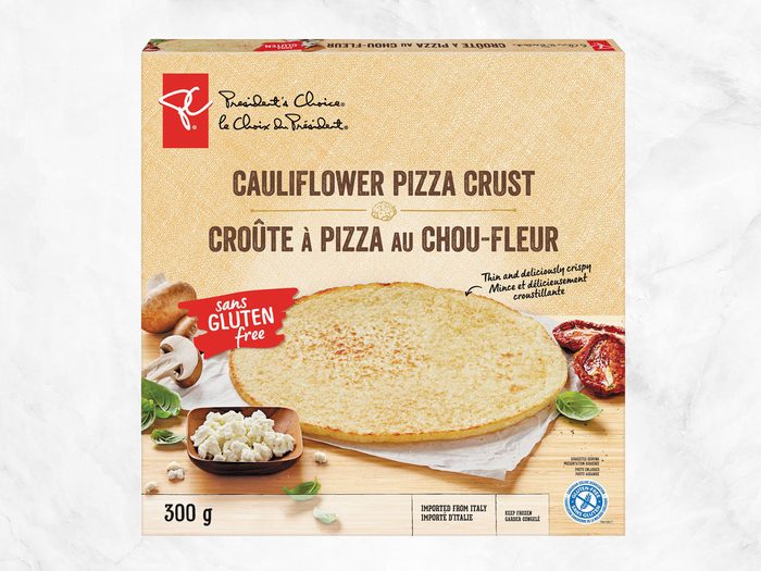 president's choice plant-based staples cauliflower pizza crust