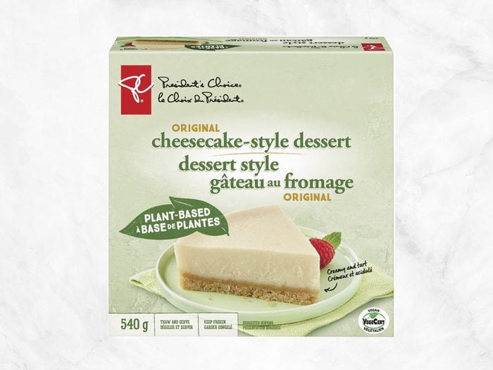 president's choice plant-based staples cheesecake-style dessert