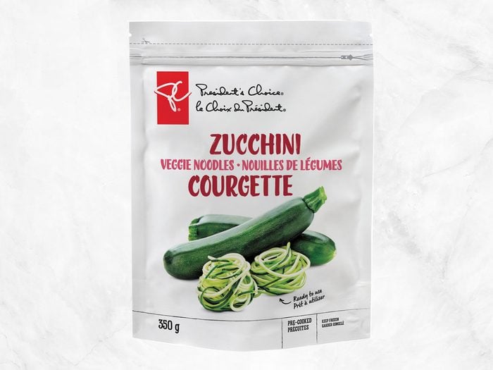 president's choice plant-based staples zucchini noodles