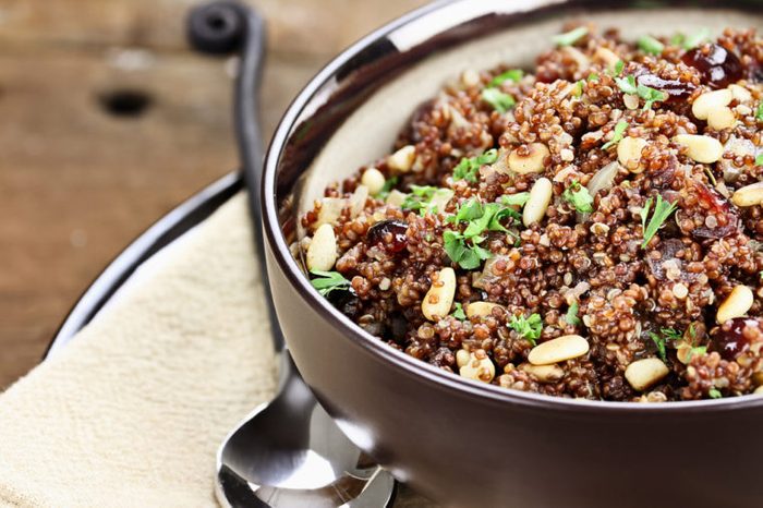 Healthy Weeknight Dinner Recipe | Quinoa Cranberry Salad