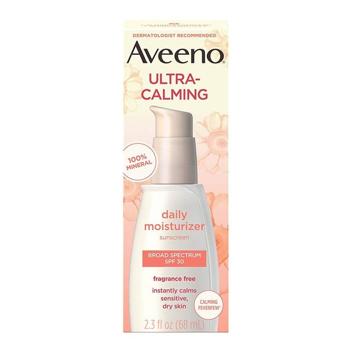 Aveeno ultra calming fragrance free daily moisturizer