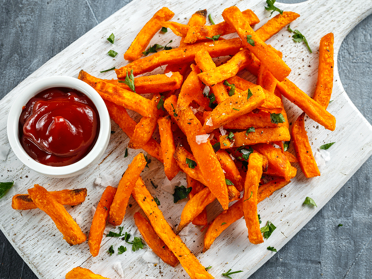 Healthy frozen foods nutritionists buy | sweet potato fries