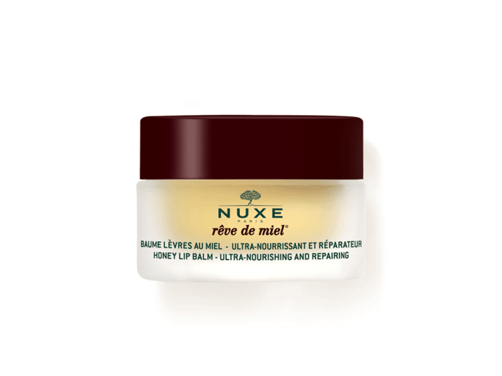 Best French beauty products available in Canada | Nuxe Rve de Miel Honey lLp Balm Ultra-Nourishing and Reparing