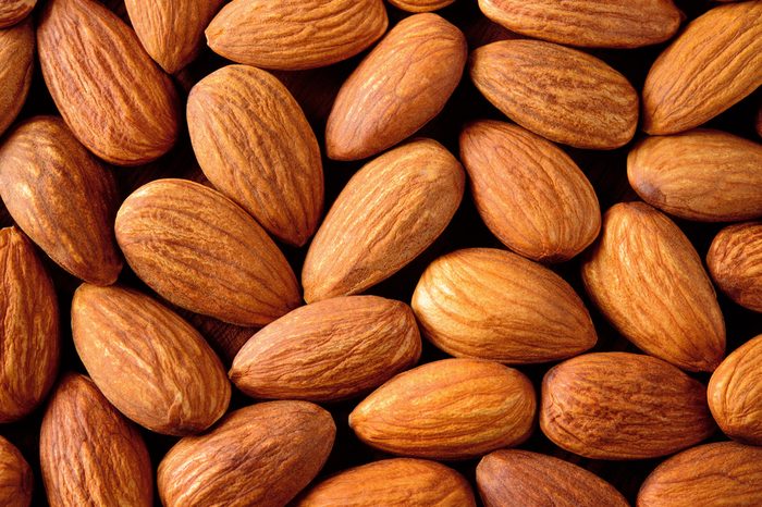 Almond. Almonds macro. Almonds background. Almond nuts.