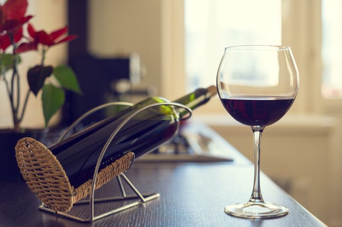 Boost your immunity naturally | glass of red wine 