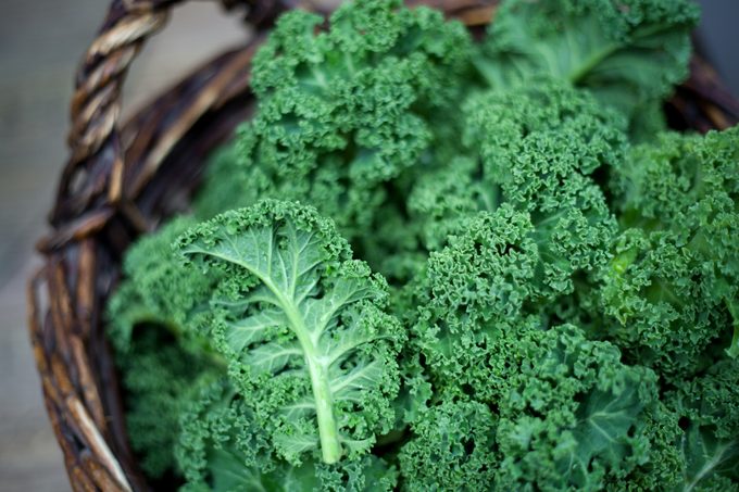 Boost your immunity naturally | kale in basket
